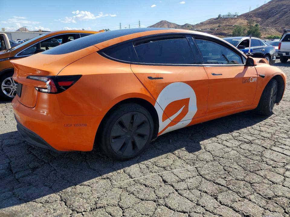 Photo 3 from auction – 2024 TESLA MODEL 3 with VIN 5YJ3E1EA0RF872943
