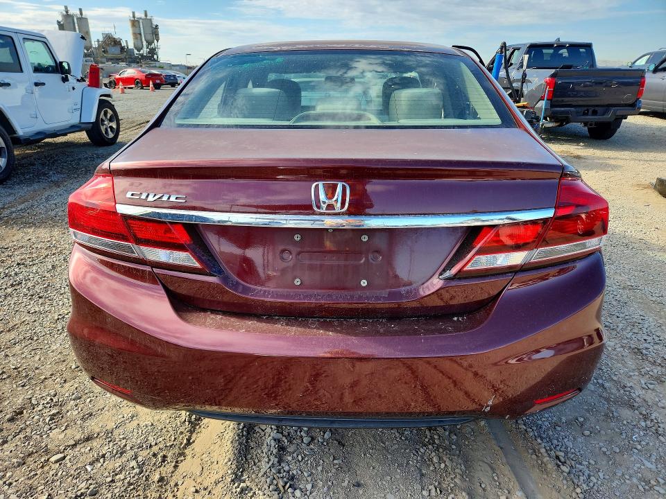 Photo 6 from auction – 2013 HONDA CIVIC with VIN 19XFB2F57DE263358