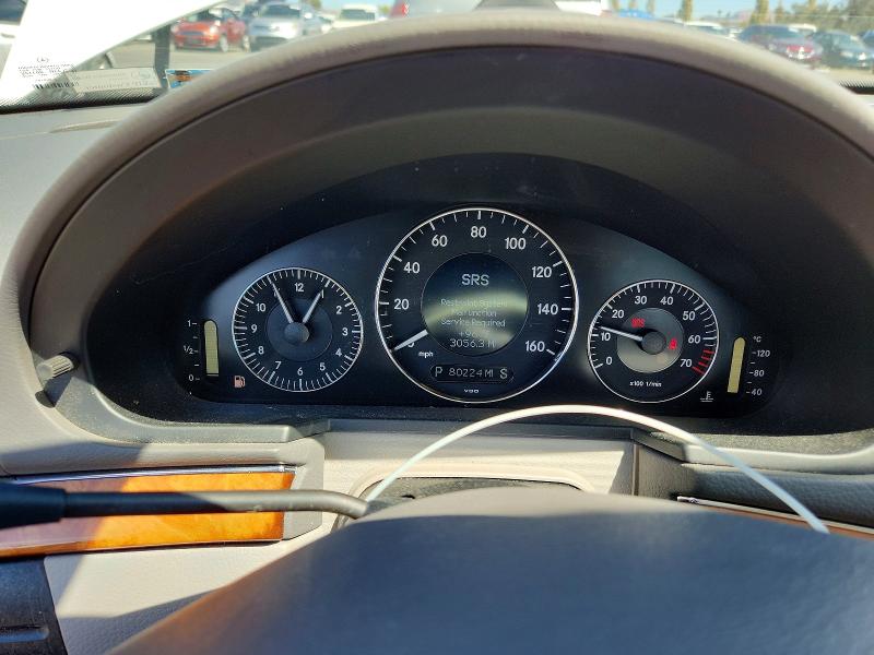 Photo 9 from auction – 2009 MERCEDES-BENZ E with VIN WDBUF56X39B368397