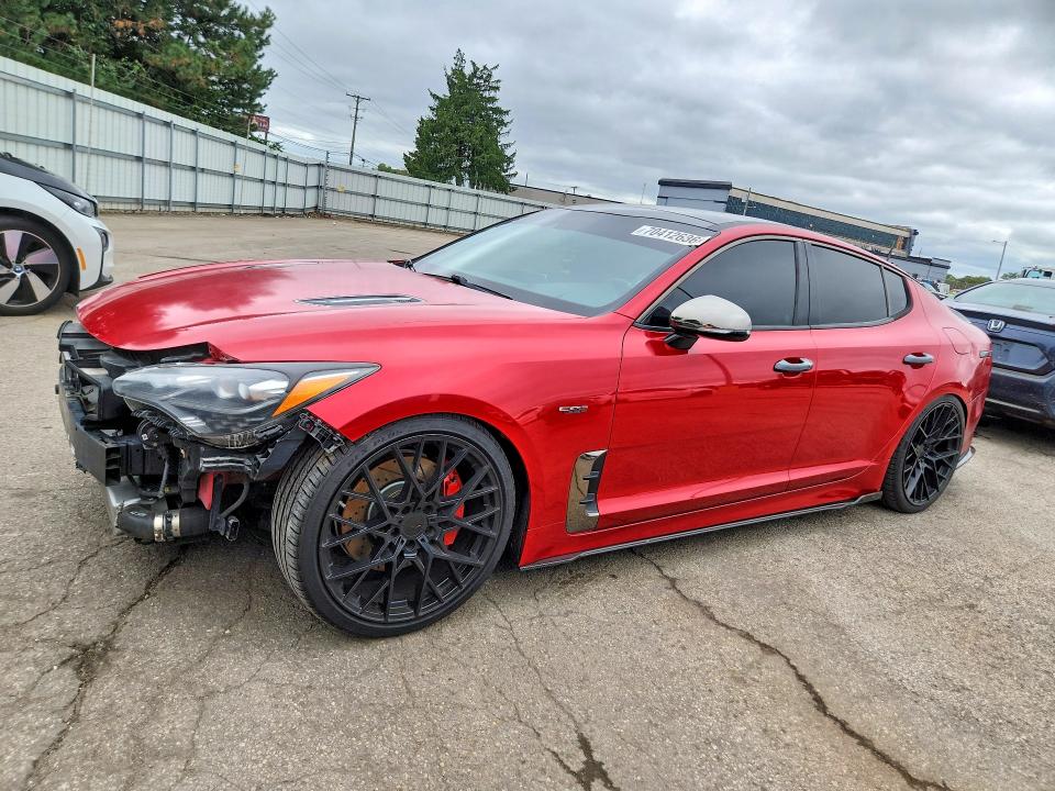 KIA STINGER 2018 with VIN KNAE55LC5J6010917 - Photo from auction