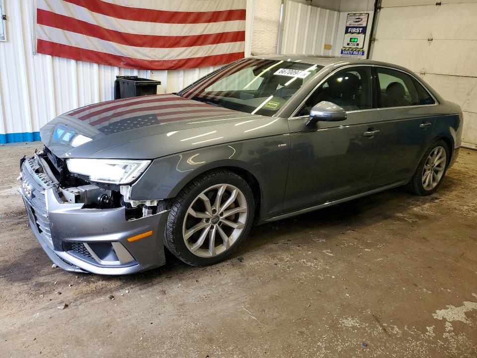 AUDI A4 2019 with VIN WAUENAF49KN012285 - Photo from auction