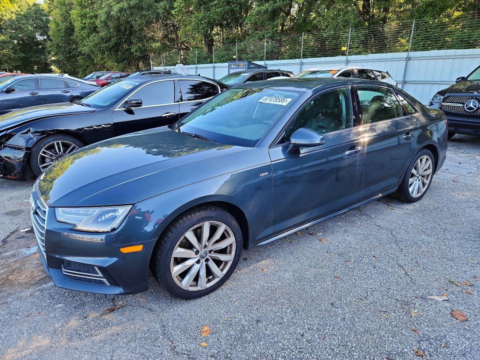 AUDI A4 2018 с VIN WAUKMAF44JA068341 - Фото с аукциона
