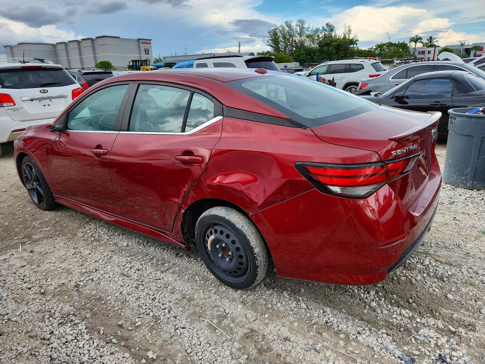 Photo 2 from auction – 2022 NISSAN SENTRA with VIN 3N1AB8DV7NY203860