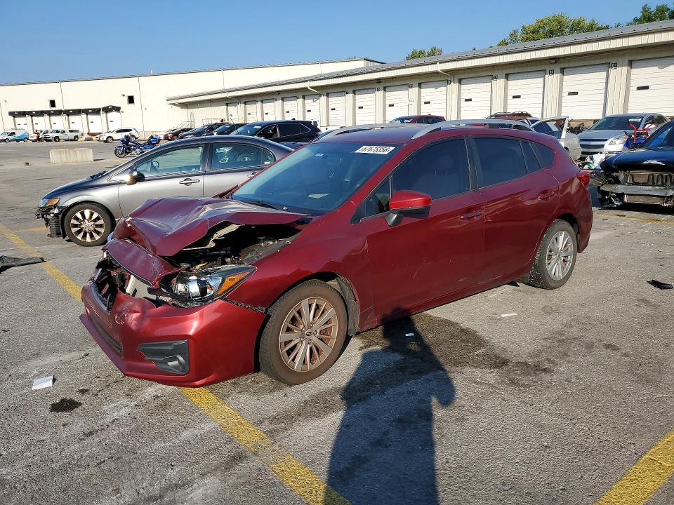 SUBARU IMPREZA 2018 with VIN 4S3GTAB64J3739644 - Photo from auction