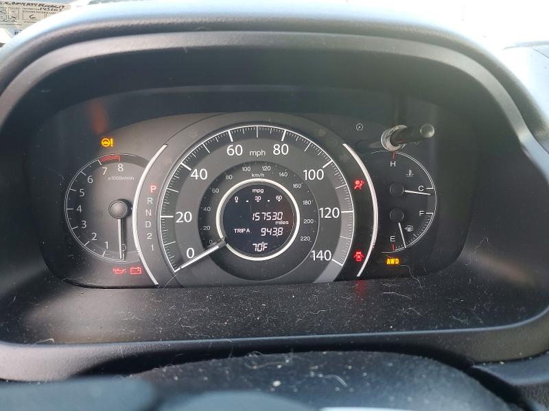 Photo 9 from auction – 2014 HONDA CR-V with VIN 5J6RM4H34EL008619