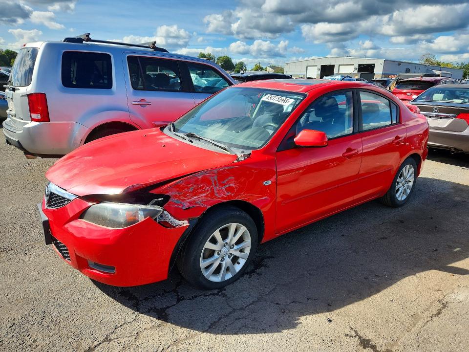 MAZDA 3 2008 с VIN JM1BK32GX81833759 - Снимка от търг