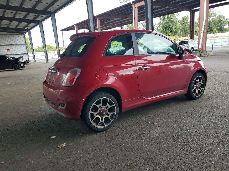 Photo 3 from auction – 2012 FIAT 500 with VIN 3C3CFFBR5CT287888