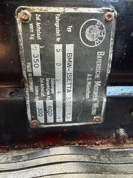 Photo 10 from auction – 1958 BMW ALL OTHER with VIN 505401