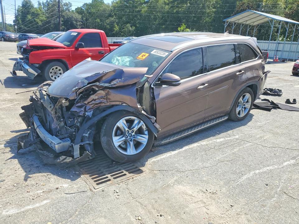 Photo 1 from auction – 2017 TOYOTA HIGHLANDER with VIN 5TDYZRFH7HS216124