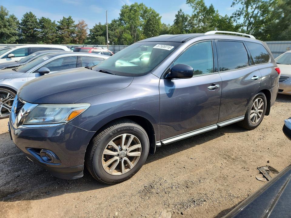 NISSAN PATHFINDER 2014 مع رقم تعريف المركبة 5N1AR2MM7EC709481 - صورة من المزاد
