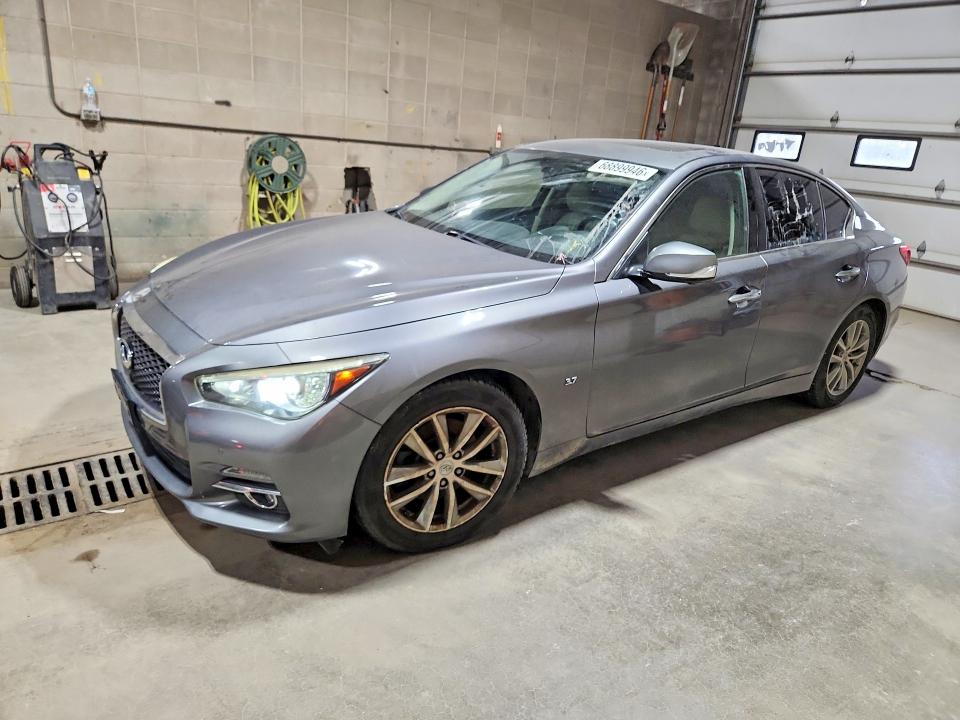 INFINITI Q50 2014 with VIN JN1BV7APXEM683620 - Photo from auction