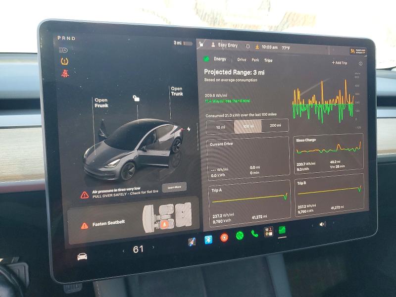 Foto 9 de la subasta – 2023 TESLA MODEL 3 con VIN 5YJ3E1EA2PF664110