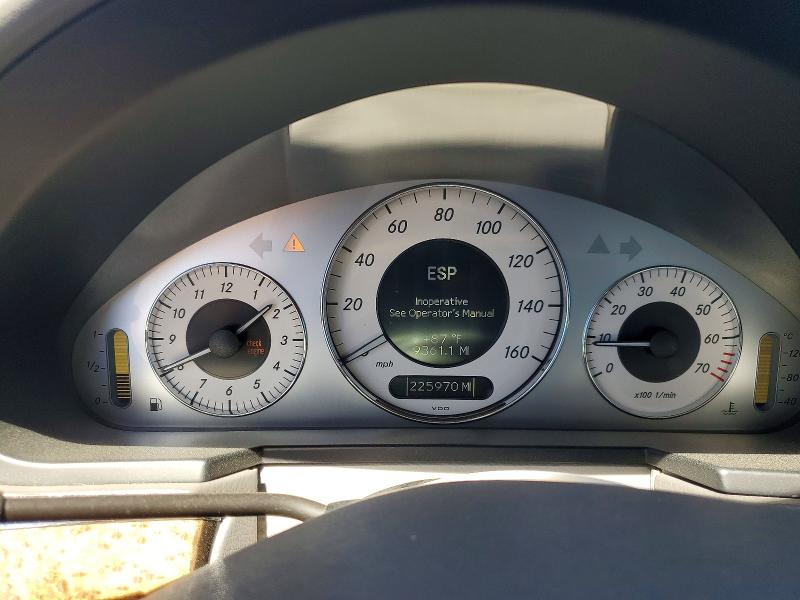 Photo 9 from auction – 2008 MERCEDES-BENZ E with VIN WDBUF56X08B229567