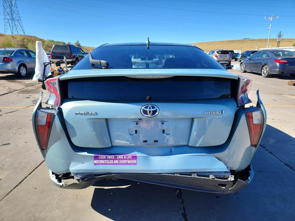 Photo 6 from auction – 2016 TOYOTA PRIUS with VIN JTDKBRFU8G3509571