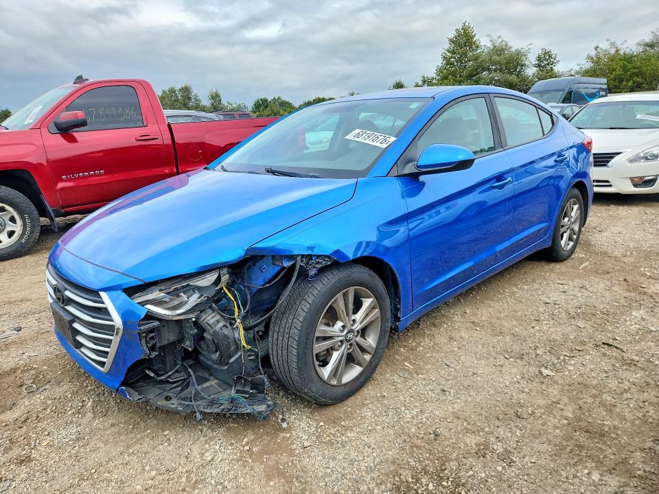 Снимка 1 от търг – 2018 HYUNDAI ELANTRA с VIN KMHD84LF2JU495292