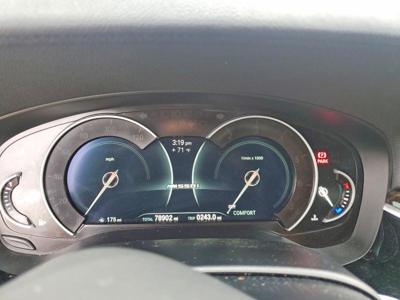 Photo 9 from auction – 2018 BMW M550XI with VIN WBAJB9C51JB287149