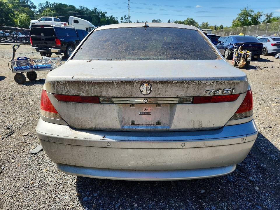 Photo 6 from auction – 2002 BMW 745 with VIN WBAGL63402DP60770