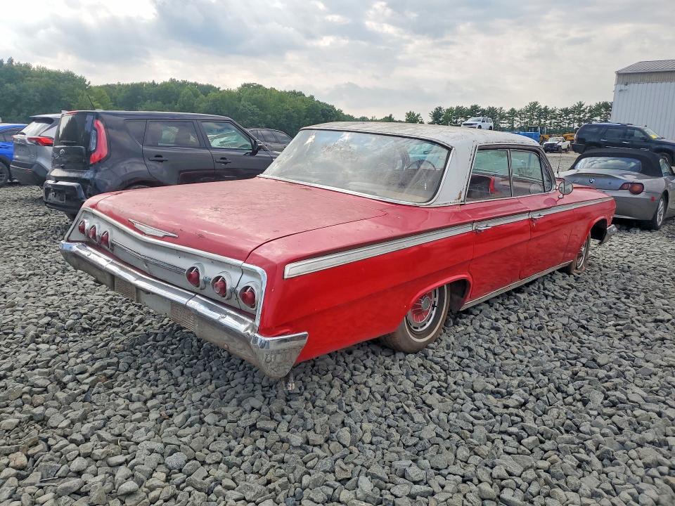 Photo 3 from auction – 1962 CHEVROLET IMPALA with VIN 21839T276411