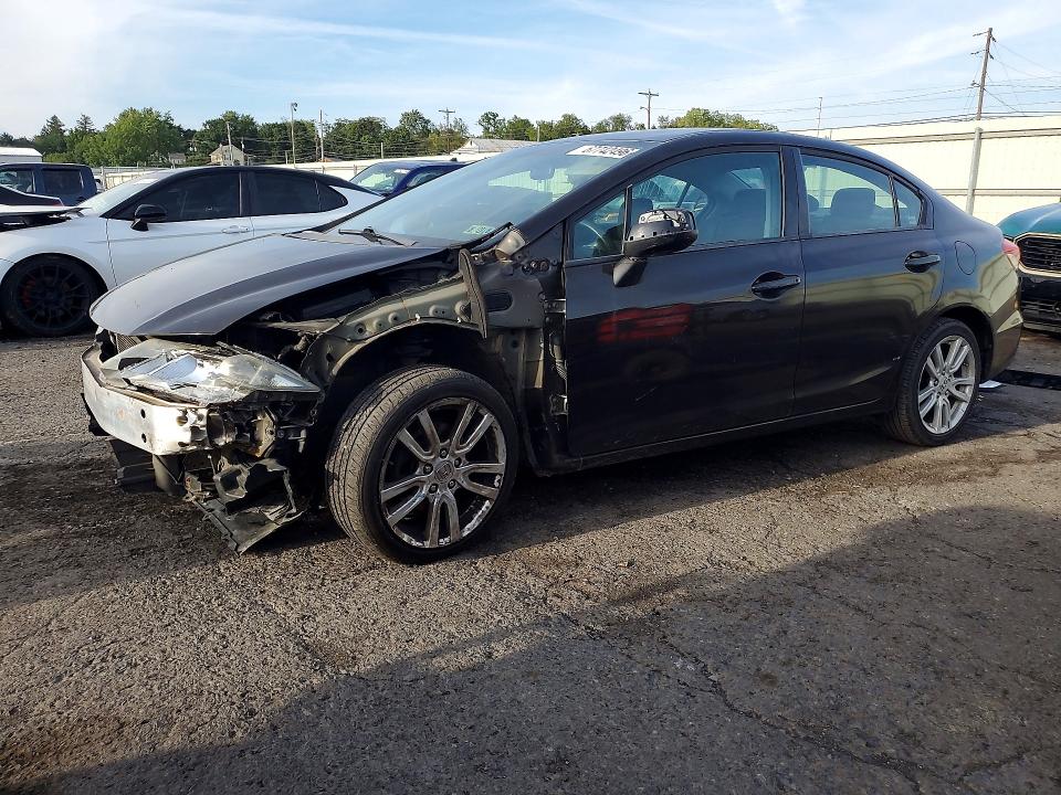 HONDA CIVIC 2013 with VIN 19XFB2F54DE214120 - Photo from auction