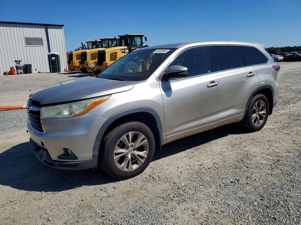 TOYOTA HIGHLANDER 2014 с VIN 5TDBKRFH6ES030936 - Снимка от търг