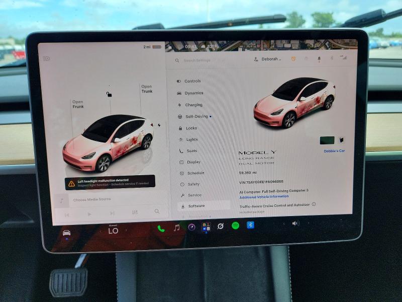 Снимка 9 от търг – 2023 TESLA MODEL Y с VIN 7SAYGDEE1PA066868