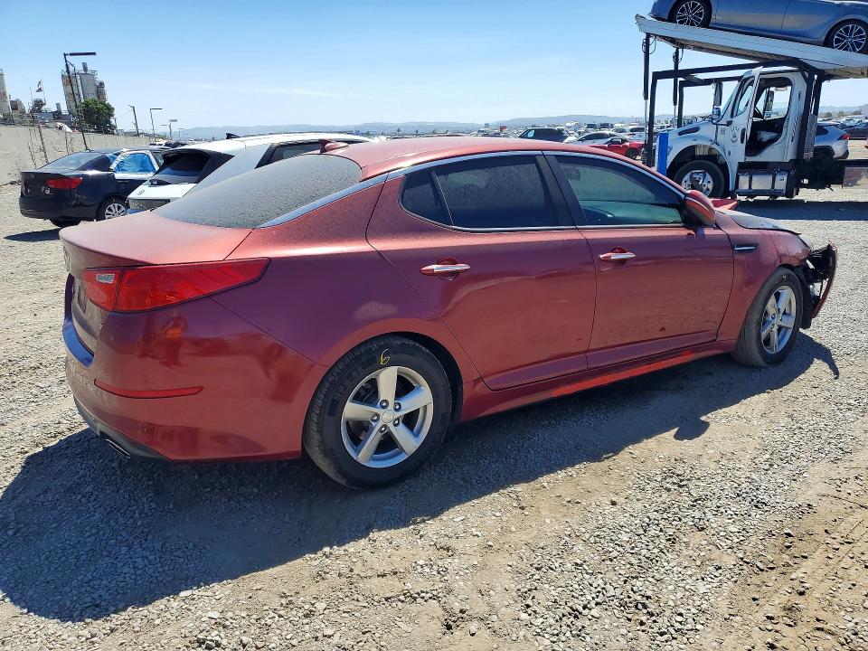 Photo 3 from auction – 2015 KIA OPTIMA with VIN 5XXGM4A76FG411478