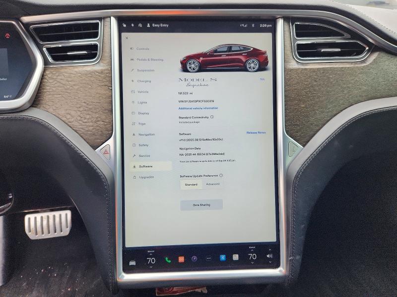 Foto 9 de la subasta – 2012 TESLA MODEL S con VIN 5YJSA1DP9CFS00318