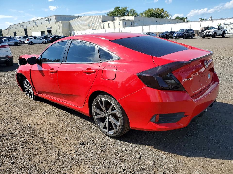 Photo 2 from auction – 2020 HONDA CIVIC with VIN 2HGFC2F89LH518247