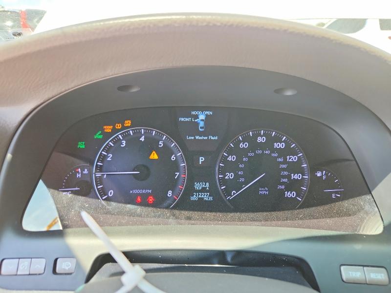 Photo 9 from auction – 2012 LEXUS LS with VIN JTHGL5EF7C5046656