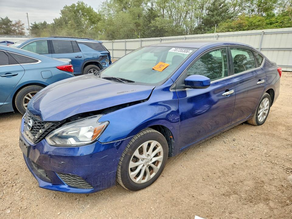 NISSAN SENTRA 2019 с VIN 3N1AB7AP3KY324798 - Снимка от търг