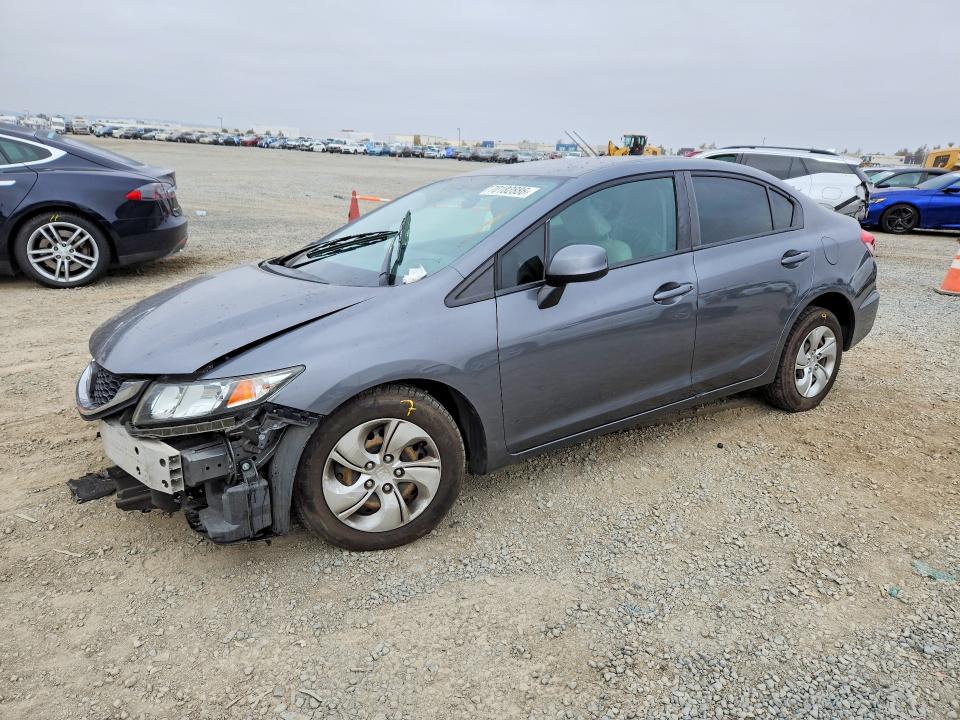 Photo 1 from auction – 2013 HONDA CIVIC with VIN 19XFB2F57DE267281