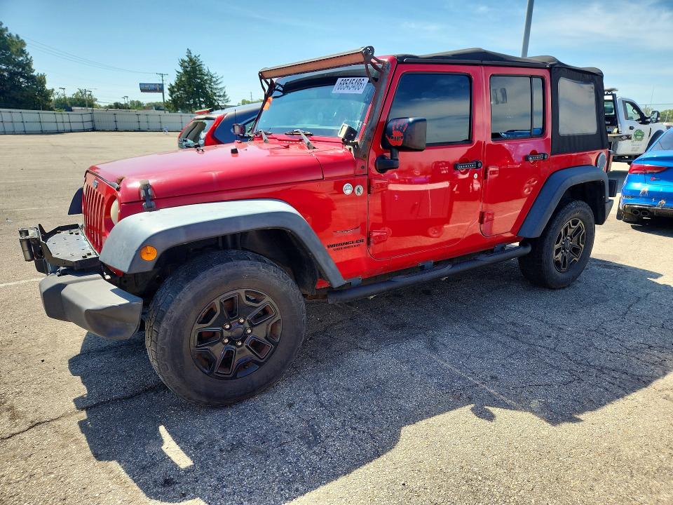 JEEP WRANGLER UNLIMITED 2014 с VIN 1C4BJWDG8EL272317 - Снимка от търг