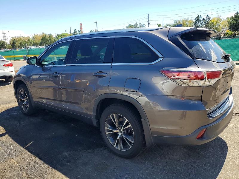 Photo 3 from auction – 2016 TOYOTA HIGHLANDER with VIN 5TDJKRFH9GS312681