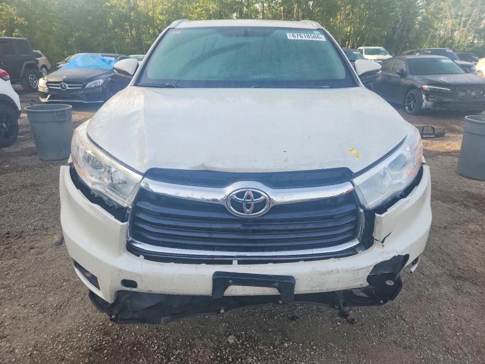 Photo 5 from auction – 2014 TOYOTA HIGHLANDER with VIN 5TDJKRFH0ES071414