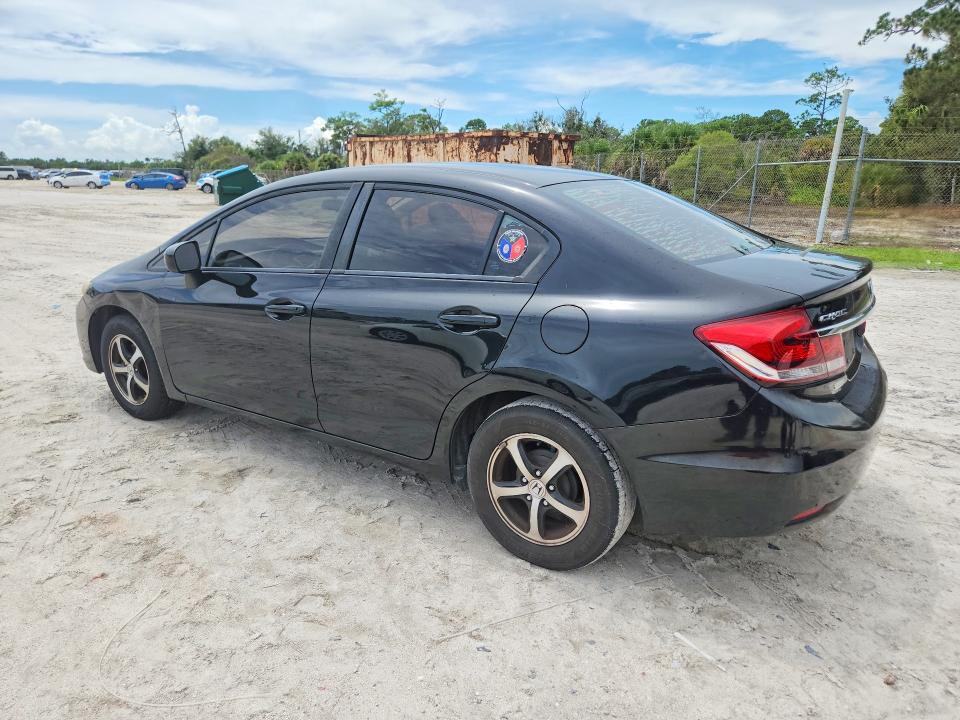 Photo 2 from auction – 2015 HONDA CIVIC with VIN 19XFB2F70FE082672