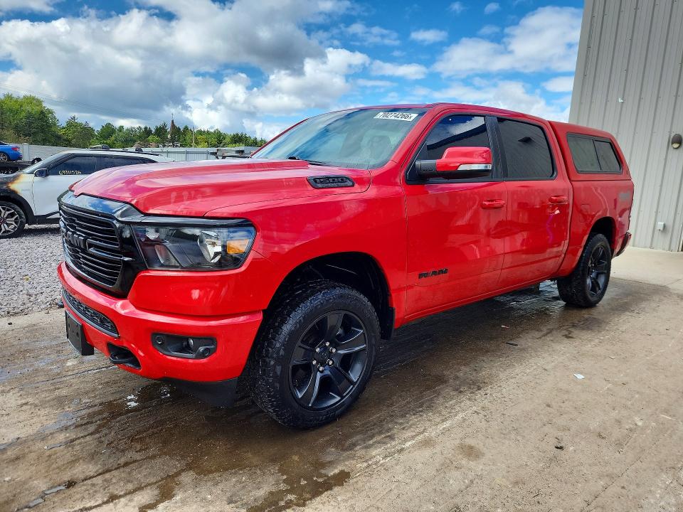 RAM 1500 2020 with VIN 1C6SRFFT7LN365650 - Photo from auction