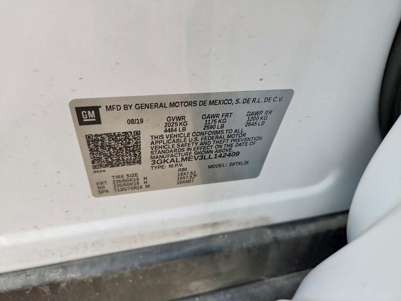 Photo 14 from auction – 2020 GMC TERRAIN with VIN 3GKALMEV3LL142409