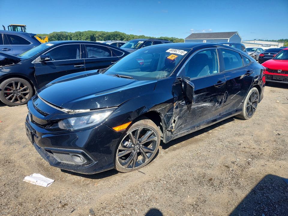 Photo 1 from auction – 2021 HONDA CIVIC with VIN 19XFC2F85ME202372