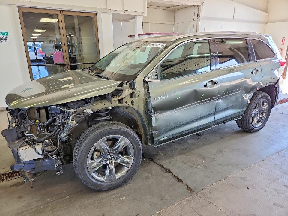 TOYOTA HIGHLANDER HYBRID 2019 with VIN 5TDDGRFH3KS061082 - Photo from auction