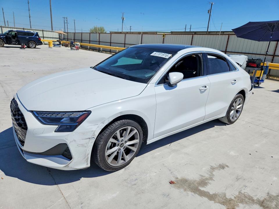 AUDI A3 2025 with VIN WAUGUDGY5SA045032 - Photo from auction