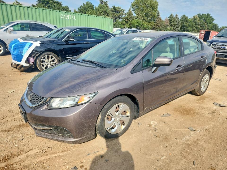 HONDA CIVIC 2015 с VIN 19XFB2F51FE113541 - Снимка от търг