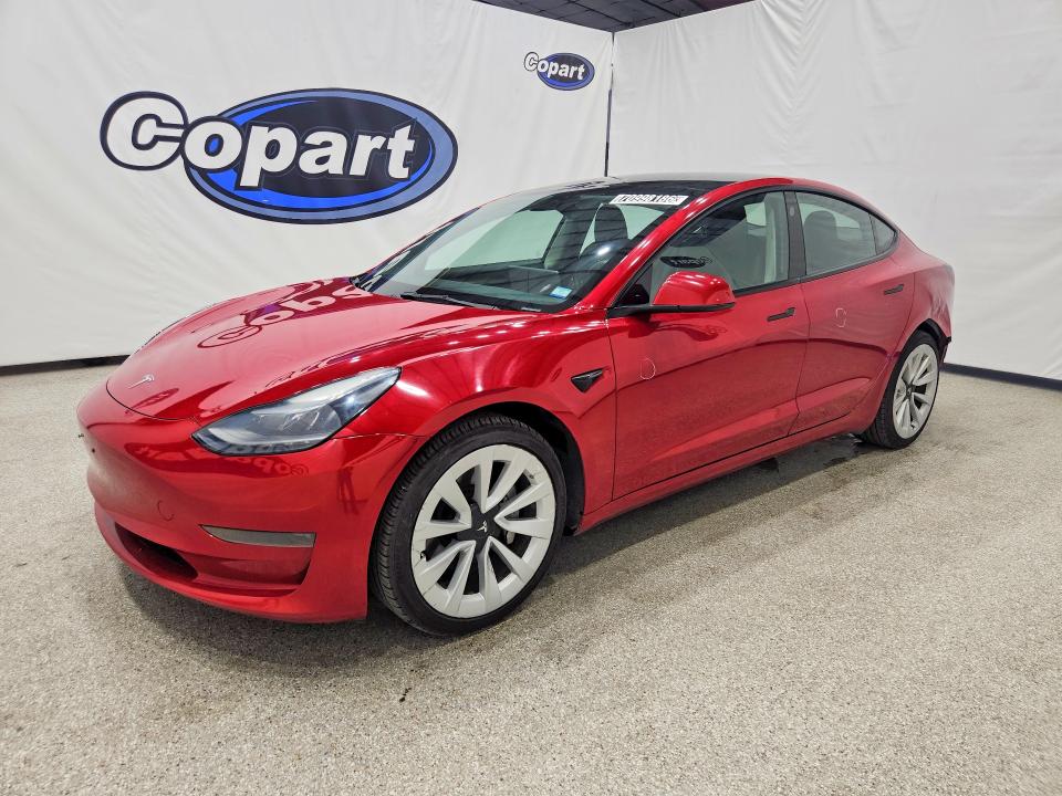 TESLA MODEL 3 2023 with VIN 5YJ3E1EA3PF460268 - Photo from auction
