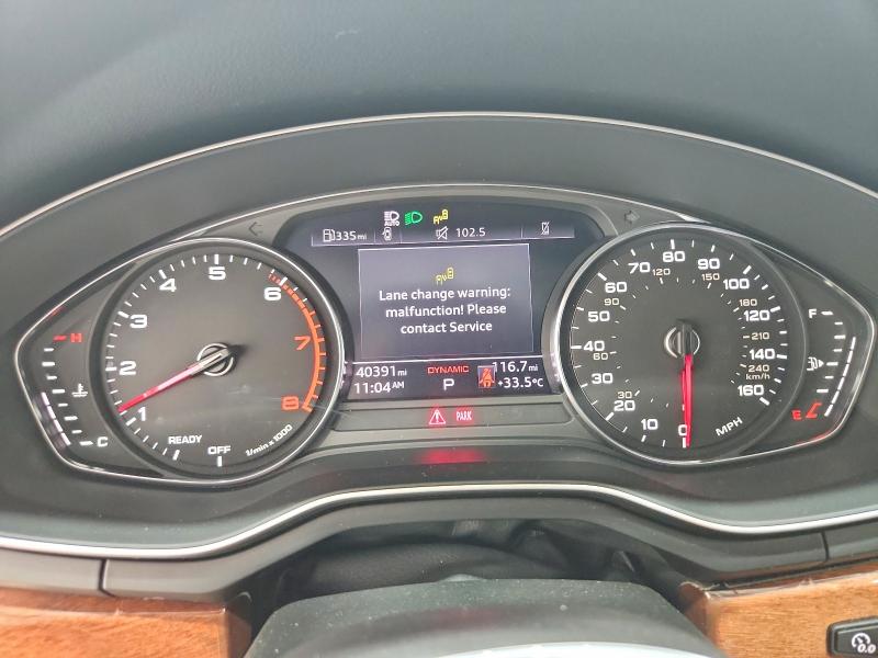 Photo 9 from auction – 2020 AUDI A4 with VIN WAUGMAF45LN009526