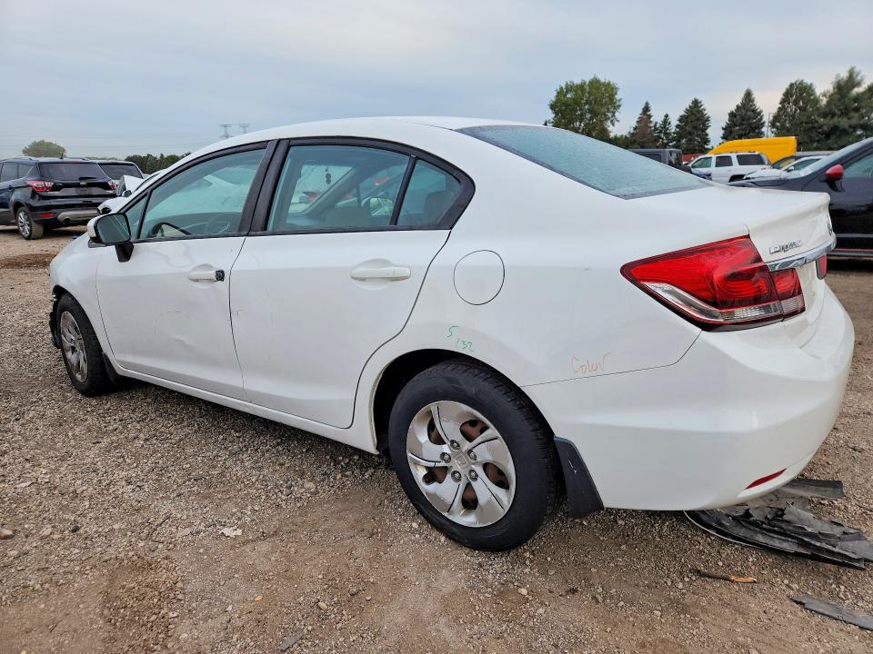 Photo 2 from auction – 2015 HONDA CIVIC with VIN 19XFB2F57FE051594