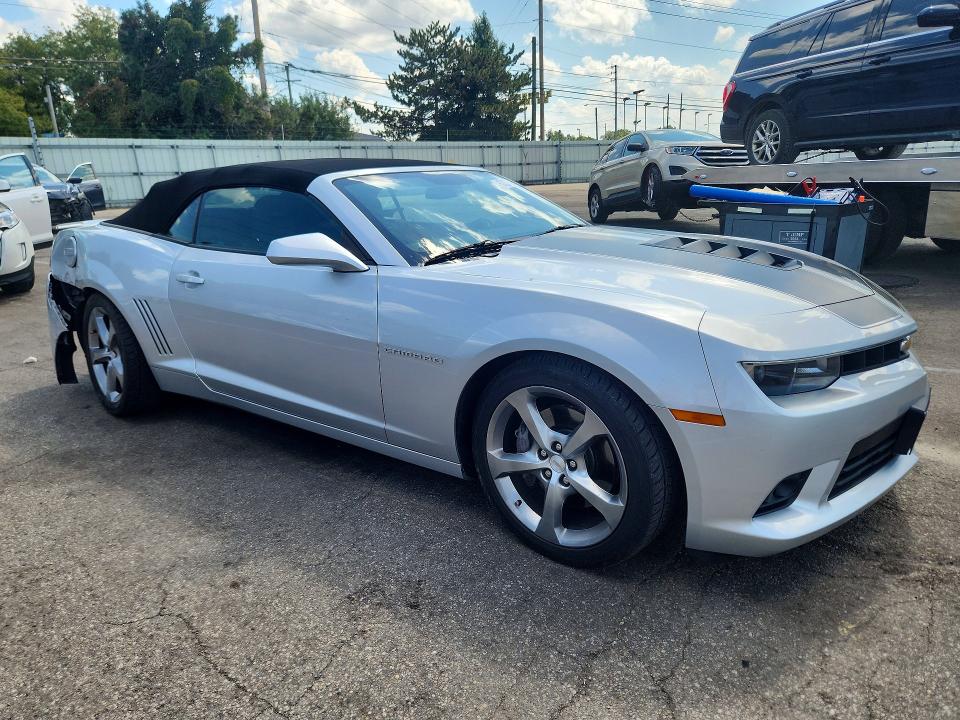 Photo 4 from auction – 2014 CHEVROLET CAMARO with VIN 2G1FJ3DJ9E9188552