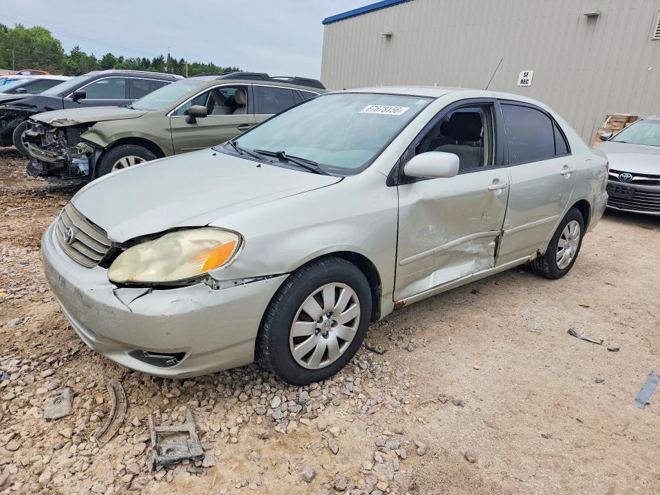 TOYOTA COROLLA 2003 with VIN JTDBR32EX30009480 - Photo from auction