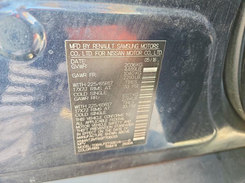 Снимка 14 от търг – 2016 NISSAN ROGUE с VIN KNMAT2MT6GP706015