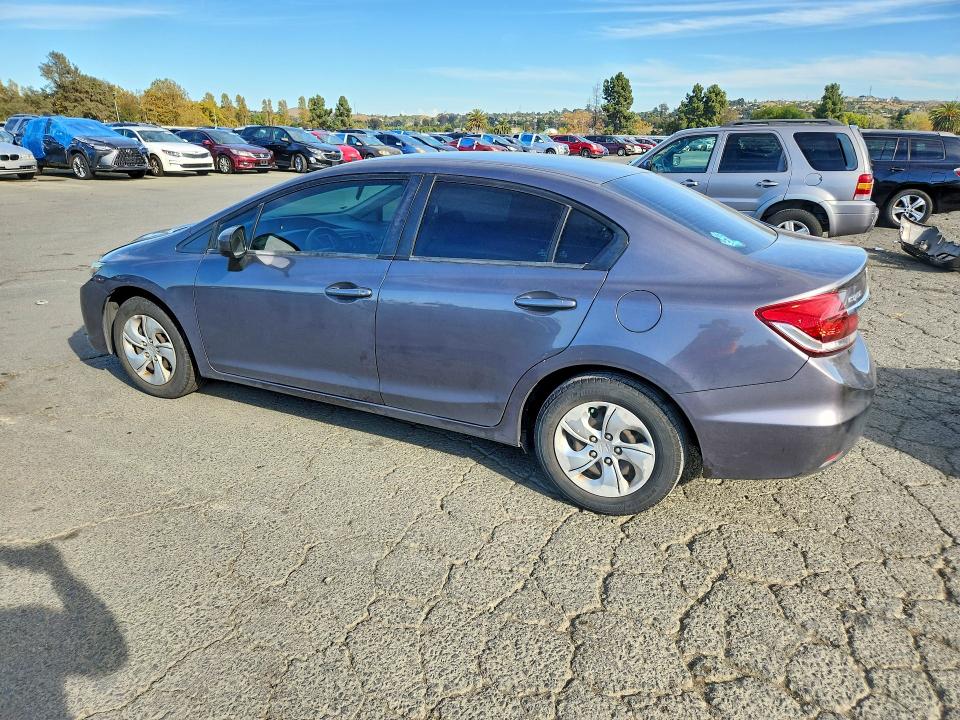 Photo 2 from auction – 2015 HONDA CIVIC with VIN 19XFB2F59FE257709