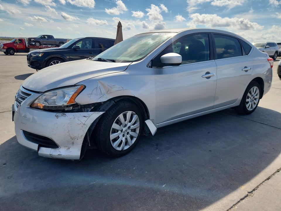 NISSAN SENTRA 2015 with VIN 3N1AB7AP9FL638510 - Photo from auction