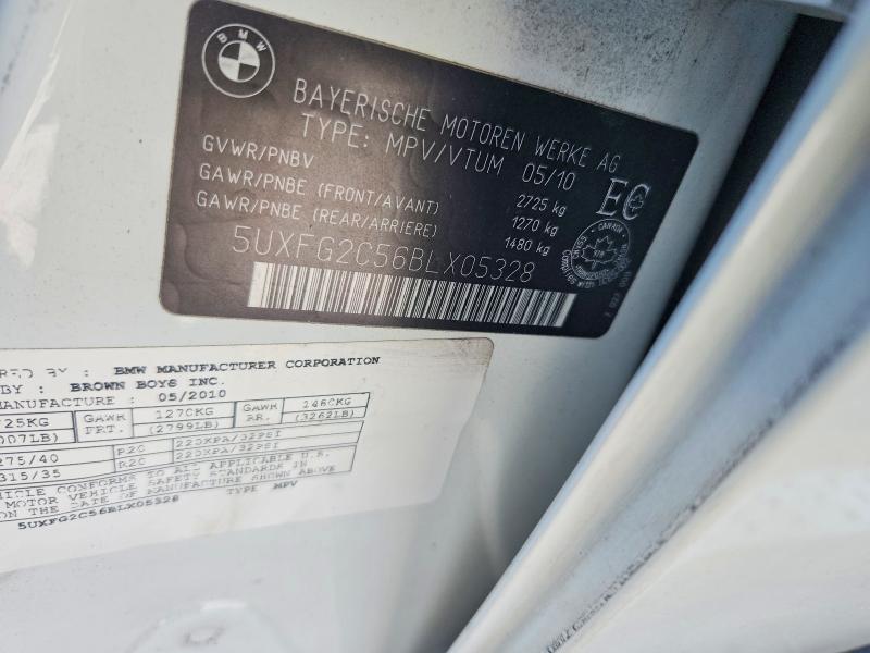 Снимка 14 от търг – 2011 BMW X6 с VIN 5UXFG2C56BLX05328
